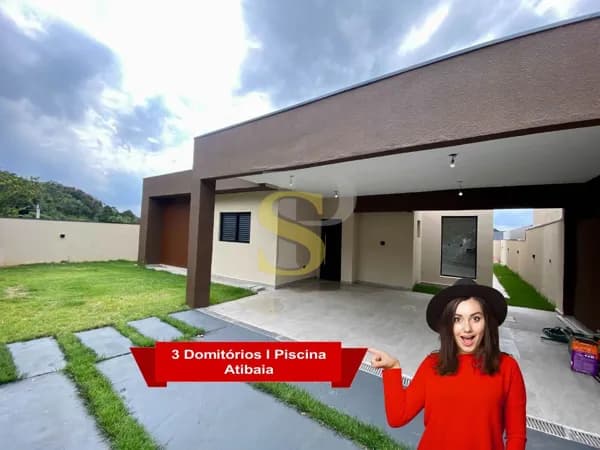 Casa com 3 dormitórios à venda, 150 m² por R$ 850.000,00 - Jardim Colonial - Atibaia/SP