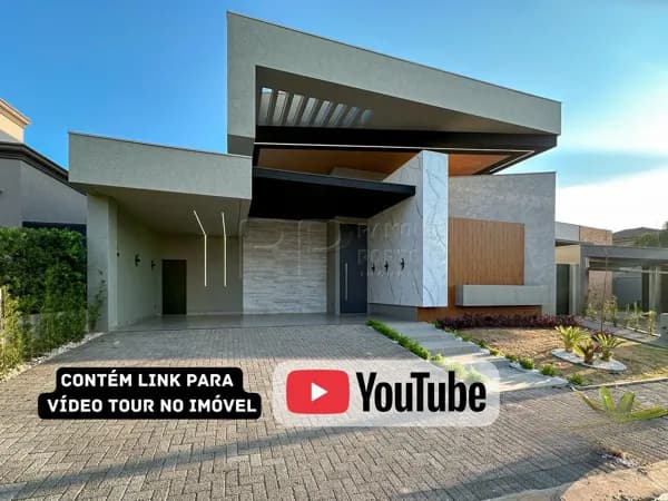 Casa térrea com 4 suítes, escritório, piscina aquecida noCondomínio Damha VI