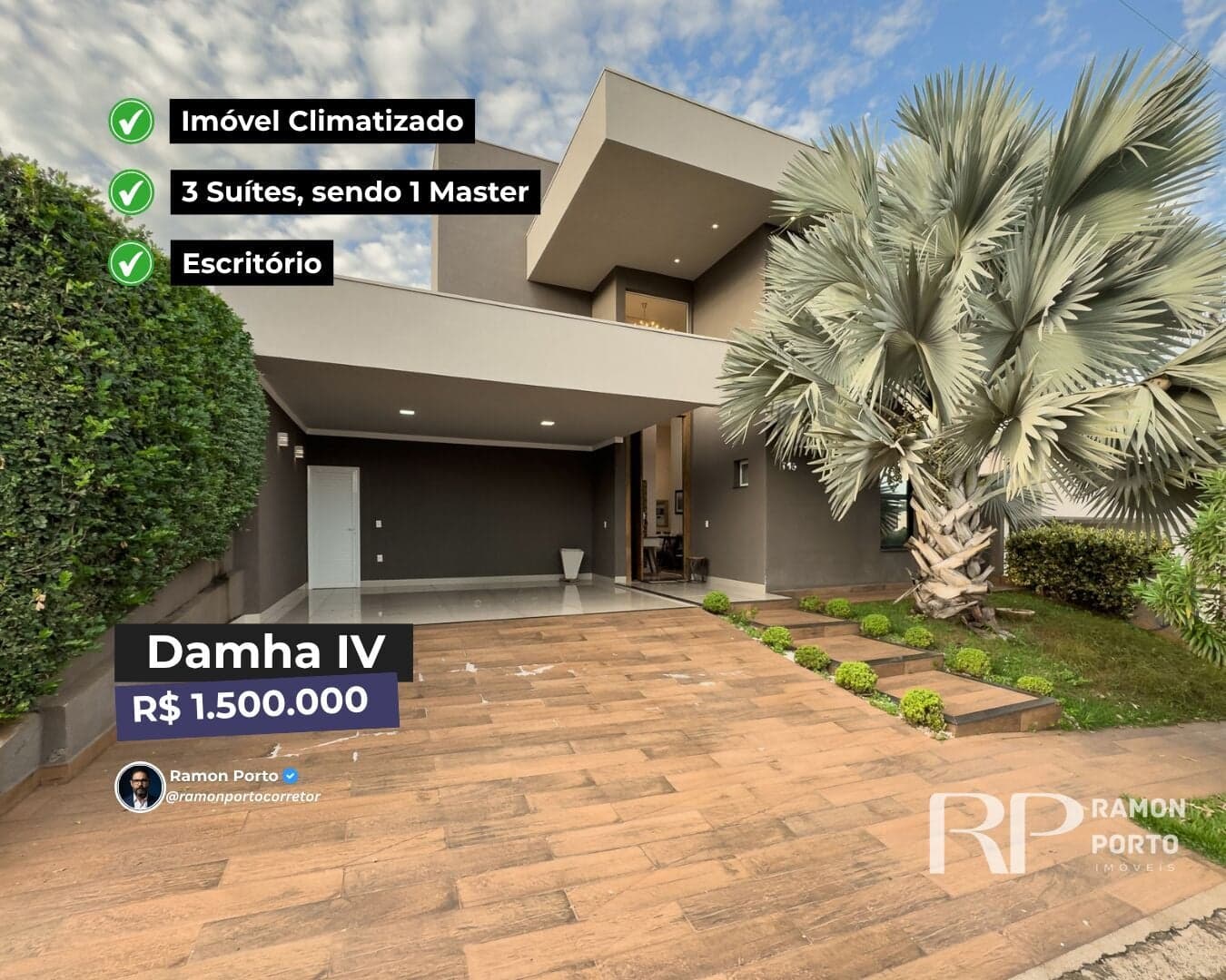 🔥 Damha IV | Sala ampla | Cozinha Gourmet | 3 Suítes | Escritório | Home tv | Piscina