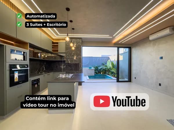 CASA NOVA A VENDA CONDOMÍNIO MARIA JULIA, SÃO JOSÉ DO RIO PRETO, SP, COM 3 SUÍTES