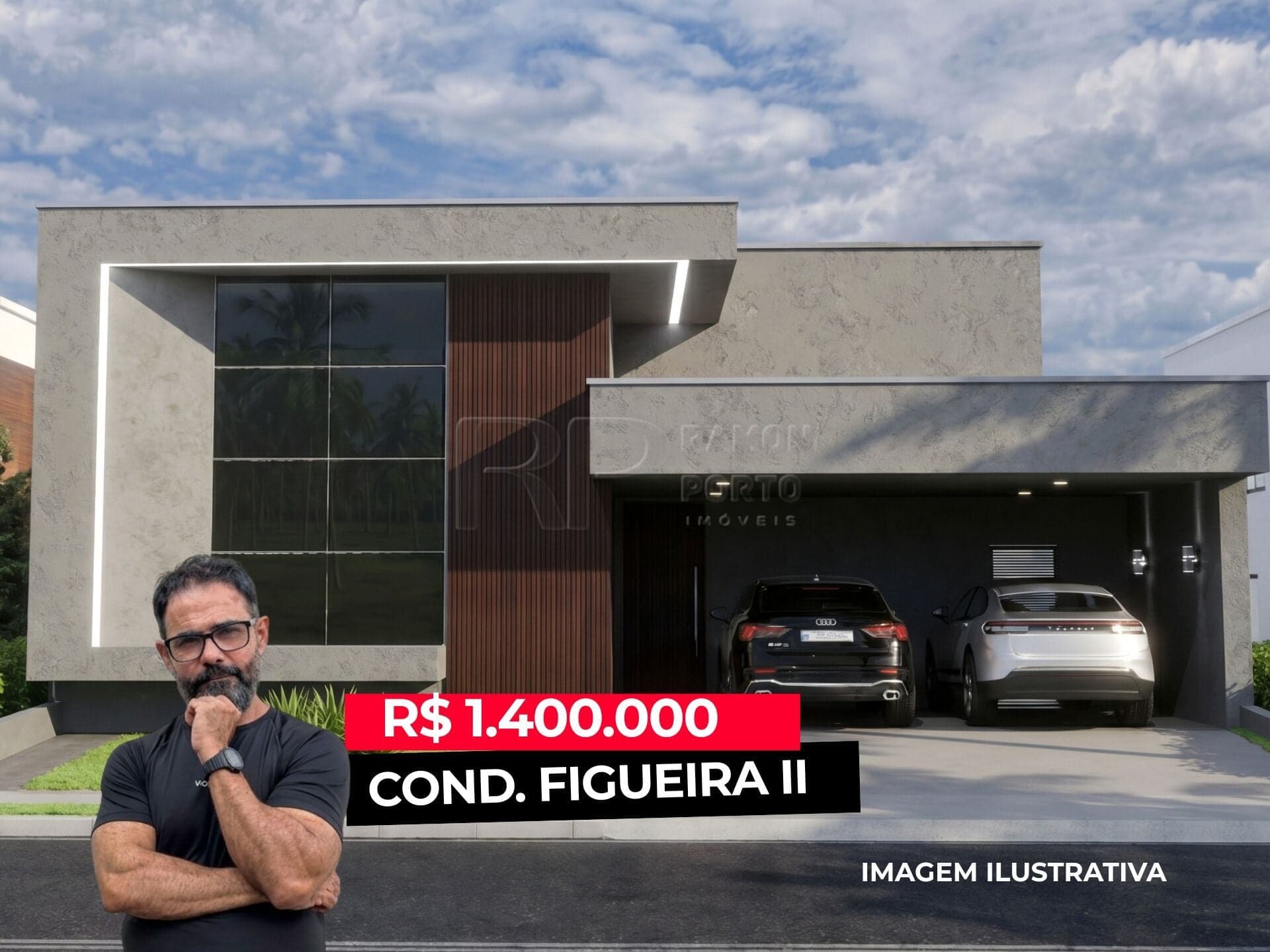 Casa Nova no Figueira II com 3 Suítes e Piscina em São José do Rio Preto