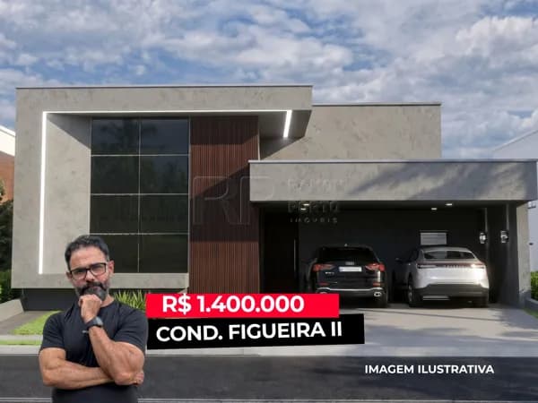 Casa Nova no Figueira II com 3 Suítes e Piscina em São José do Rio Preto