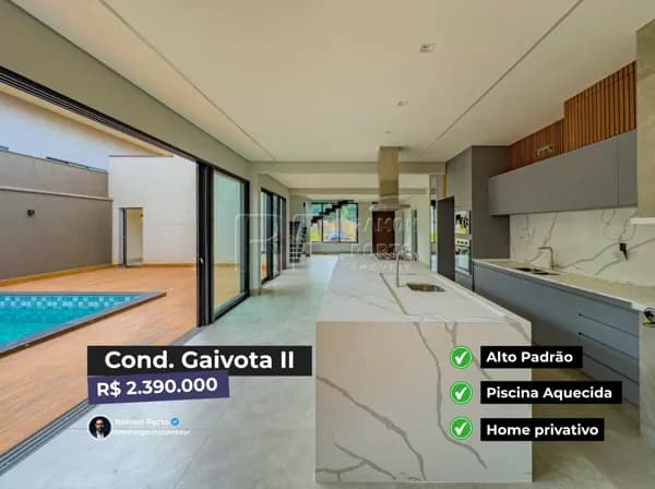 🏡 Casa estilo moderno à Venda no Gaivota II | 3 Suítes | Piscina | Alto Padrão