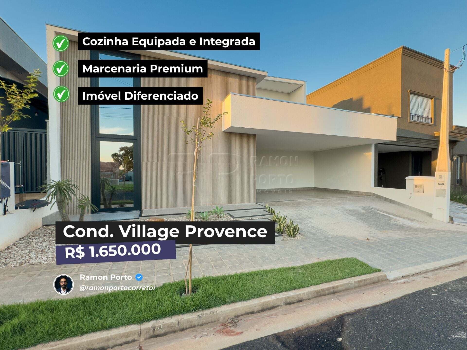 🔥 Village Provence | Casa Térrea | 3 Suítes | 165m² | Piscina + Cozinha Equipada