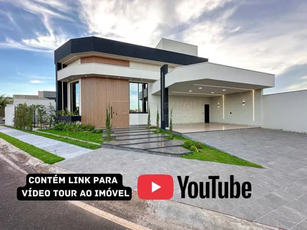 Casa Contemporânea no Terra Vista | 240m² | 3 Suítes + Gourmet Imponente