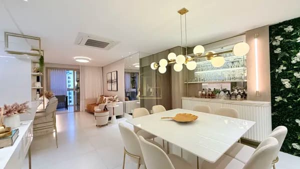 Apartamento 3 Suítes | Varanda | 3 vagas - Campinas - São José/SC