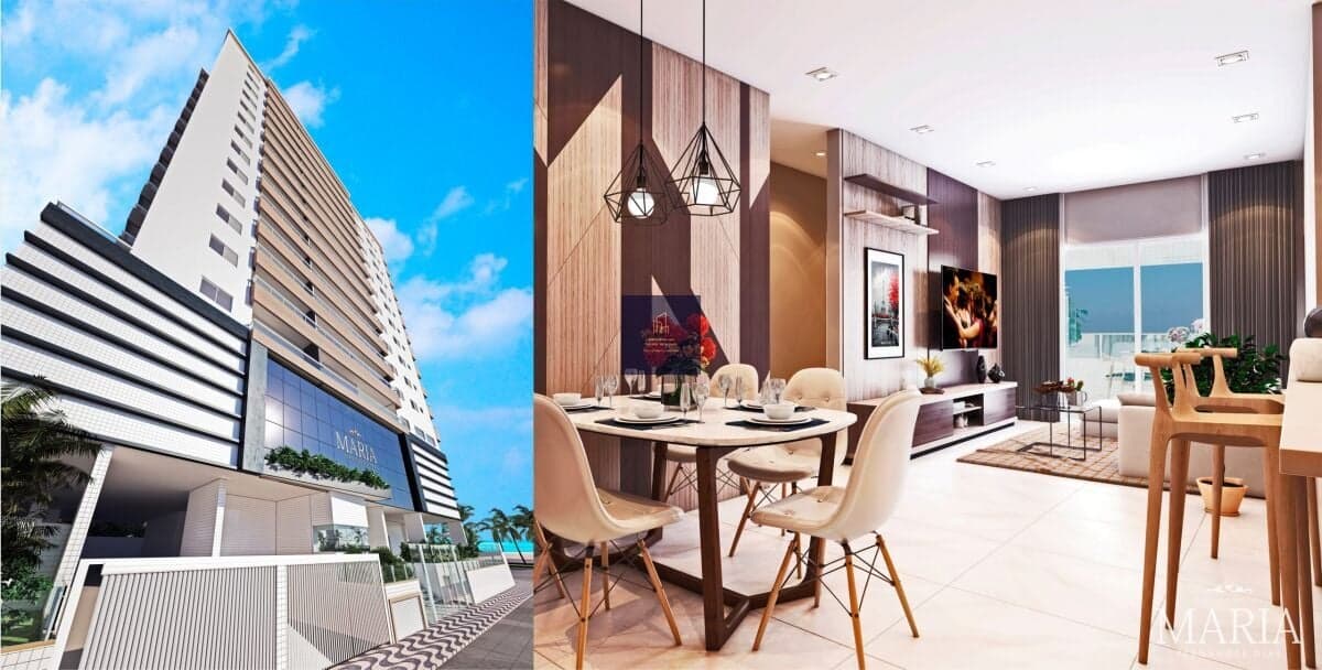 Apartamento em Vila Caiçara, Praia Grande/SP