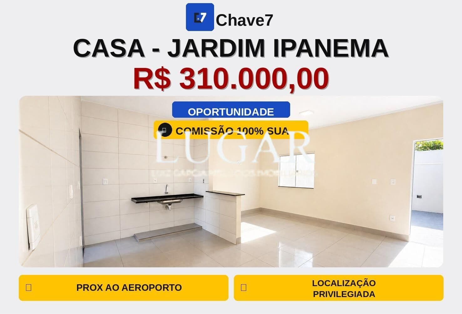 Casa à venda no bairro Jardim Ipanema, Uberlândia.