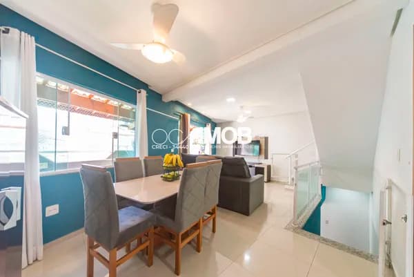 Sobrado com 3 dormitórios para locação 164 m² por R$ 4.800,00 - Vila Linda - Santo André/SP