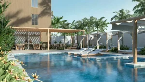 Apartamento Térreo com 157m² com piscina privada e espaço gourmet em uma localização exclusiva na Praia dos Carneiros/PE