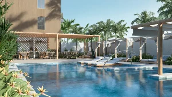 Apartamento Studio com 36m² e espaço gourmet em uma localização exclusiva na Praia dos Carneiros/PE