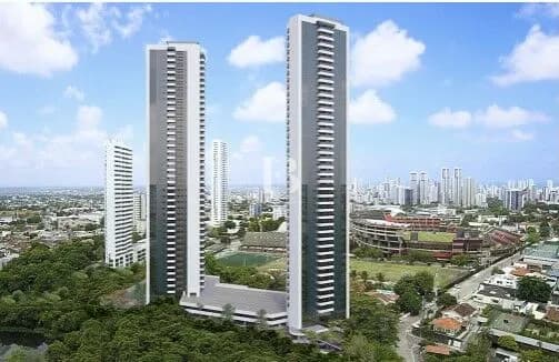Apartamento Alto Padrão com 135m² - 4 quartos - Ilha do Retiro