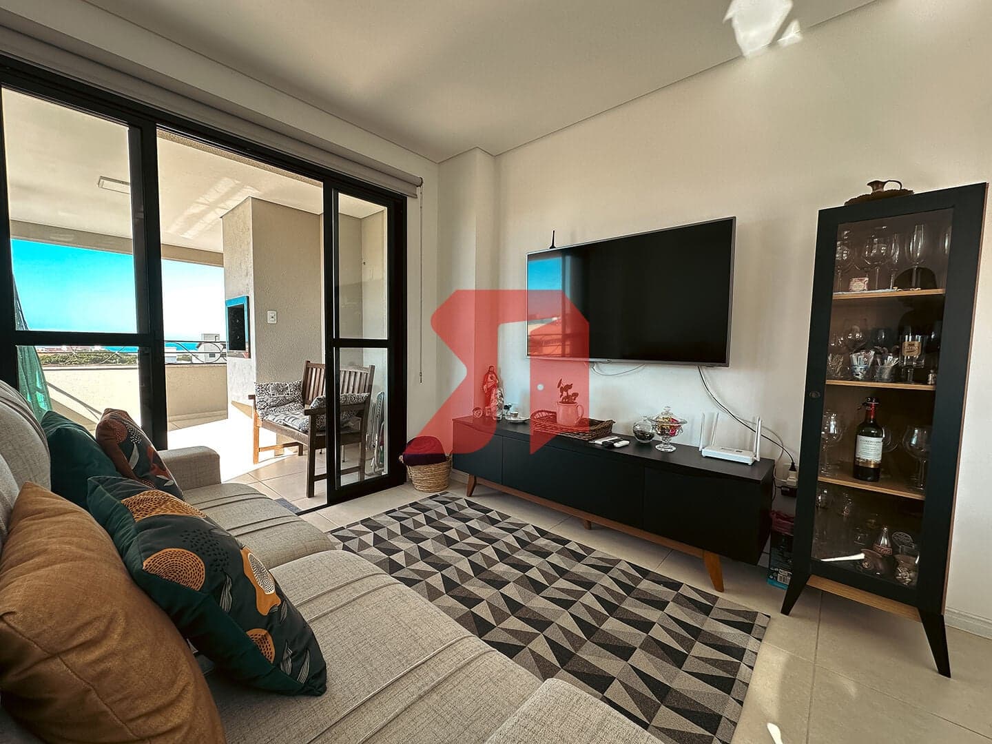 Apartamento Mobiliado 3 Quartos com Suíte e Vista Mar