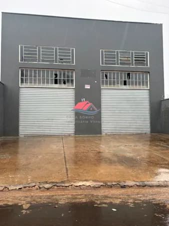 Aluga-se Pavilhão/Galpão Salão Comercial no Jardim Santa Cruz em Mogi Guaçu-SP.