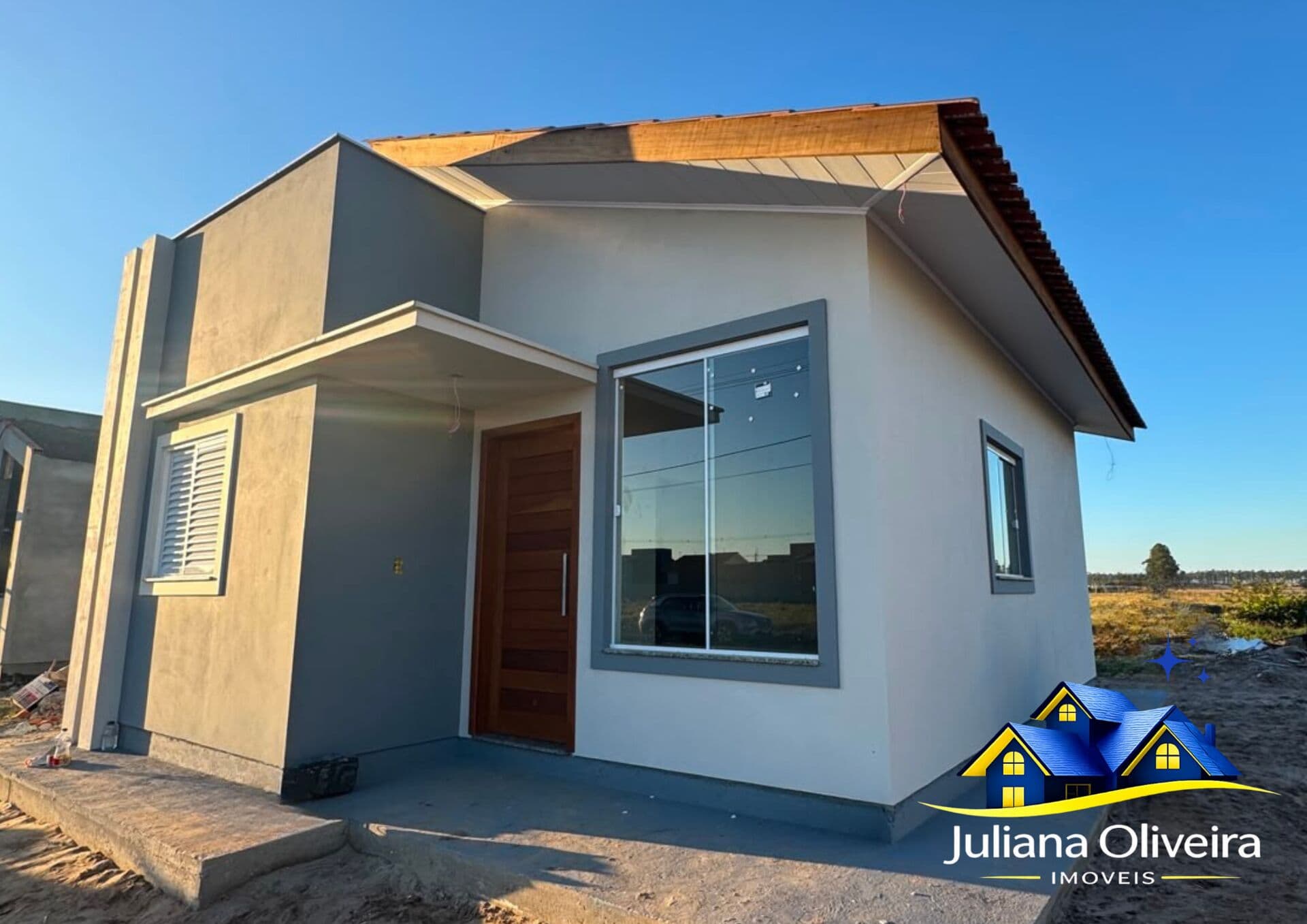 Casa nova pronta para financiar