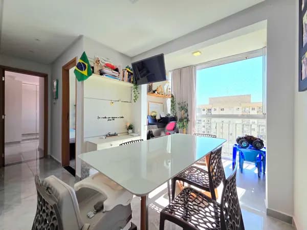 APARTAMENTO DE 2 QUARTOS, COM VARANDA, PLANEJADOS, ANDAR ALTO, À VENDA NO PARQUE AMÉRICA HAVAI, COM LAZER EM APARECIDA DE GOIÂNIA GO