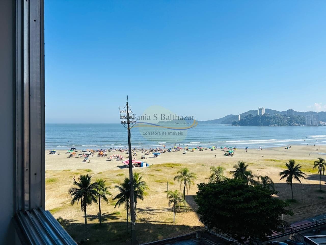 Apartamento Pé na Areia com Vista Praia Mar - Bairro José Menino Santos/SP.