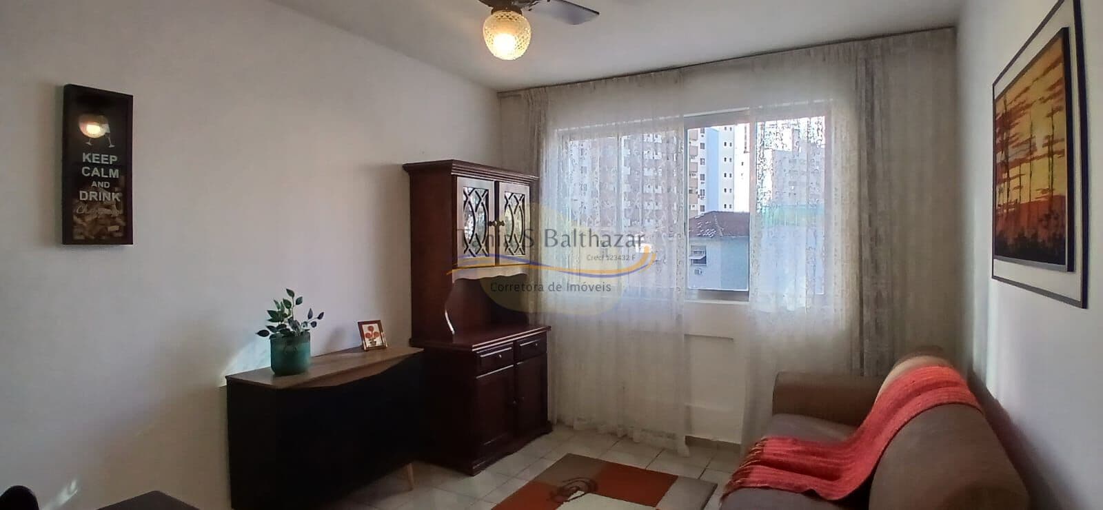 Apartamento Locação Pacote - Bairro Gonzaga, em Santos.