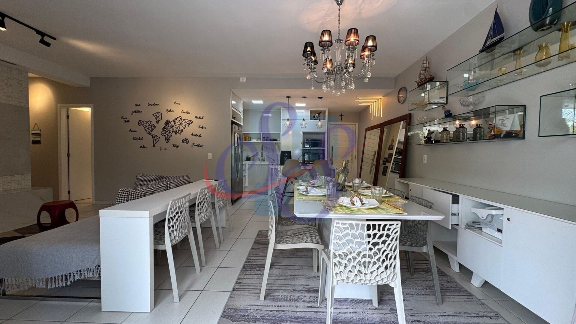 Apartamento mobiliado no Beach Living com 3 quartos - Porto das Dunas.