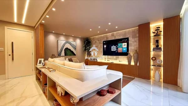 Linda Área Privativa 4 Quartos, Suíte, 185m² (140 m² internos + 45 m² externos), Reformada, Decorada, Apto em Conceito Aberto e Ambientes Integrados - No Sion