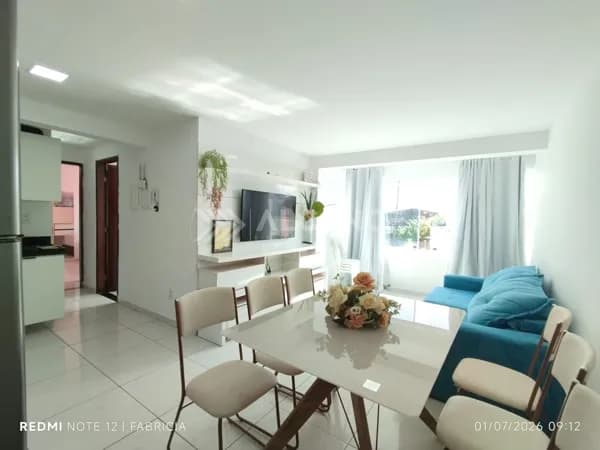 Apto - 2 Quartos - 1 Suíte - 52 m² - Ponta de Campina, Cabedelo/PB