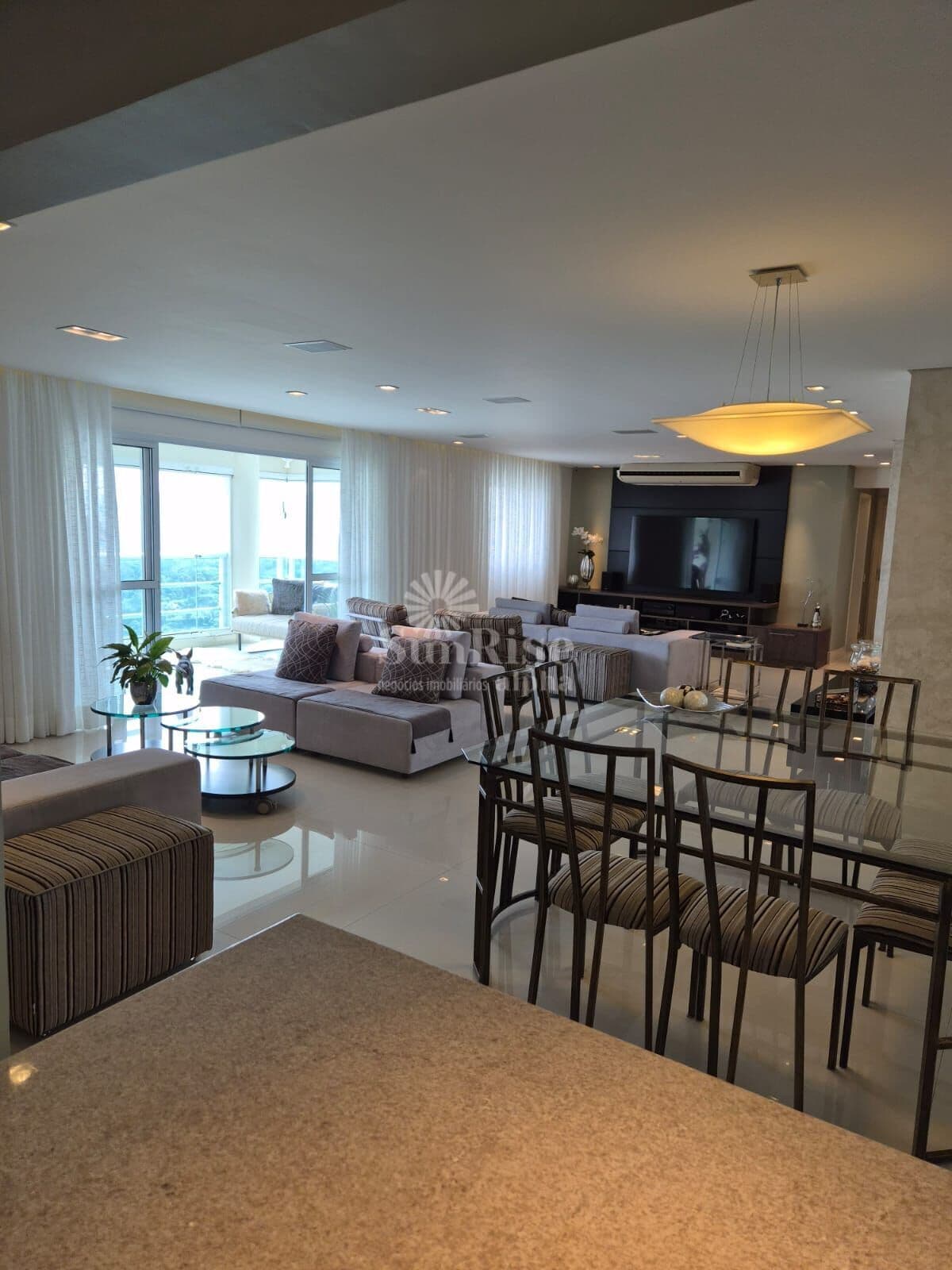 Apartamento Ereditá Mobiliado | 3 quartos - 4 vagas - 202m² - R$17.000, | Tamboré - Santana de Parnaíba/SP