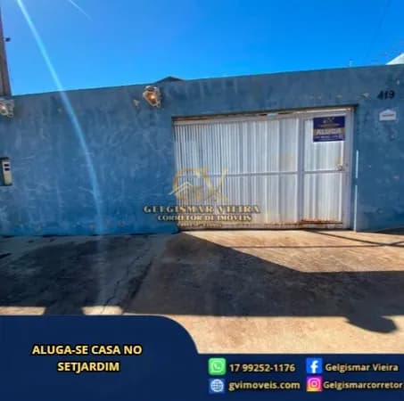 🏡ALUGA-SE CASA MOBILIADA NO SETJARDIM - BEBEDOURO - SP 🏡