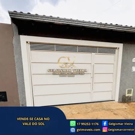 🏡 VENDE-SE CASA NO RES. VALE DO SOL - BEBEDOURO - SP 🏡
