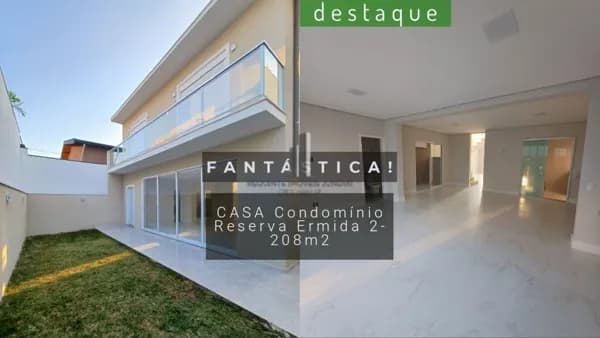 CASA PARA VENDA NO CONDOMÍNIO RESERVA ERMIDA 2 JD. ERMIDA I JUNDIAI