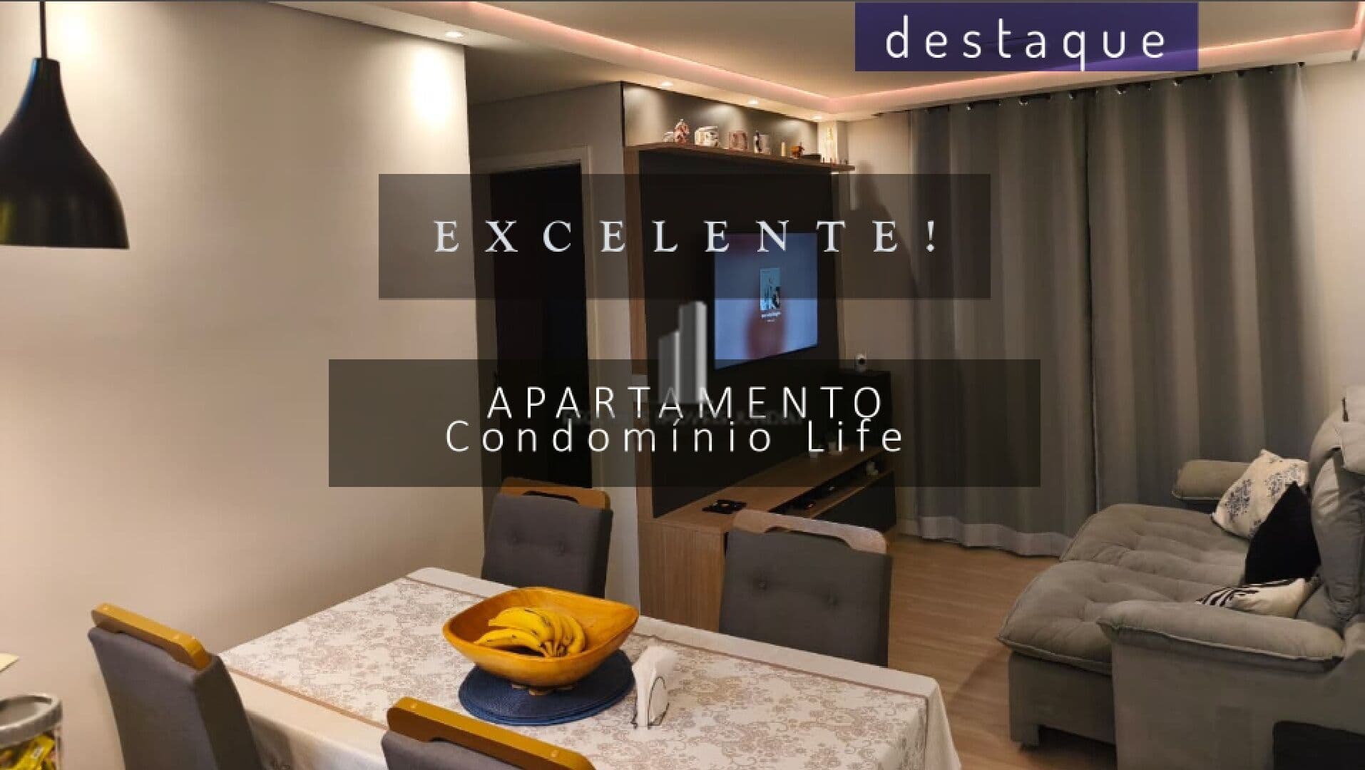 APARTAMENTO PARA VENDA NO CONDOMÍNIO LIFE RESIDENCIAL ENGORDADOURO JUNDIAÍ