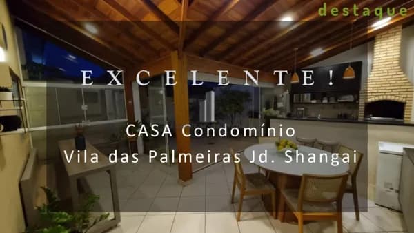 CASA PARA LOCAÇÃO NO CONDOMÍNIO VILA DAS PALMEIRAS JD SHANGAI JUNDIAI