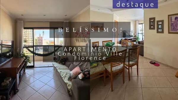 APARTAMENTO PARA VENDA NO EDIFÍCIO VILLE FLORENCE CENTRO JUNDIAÍ