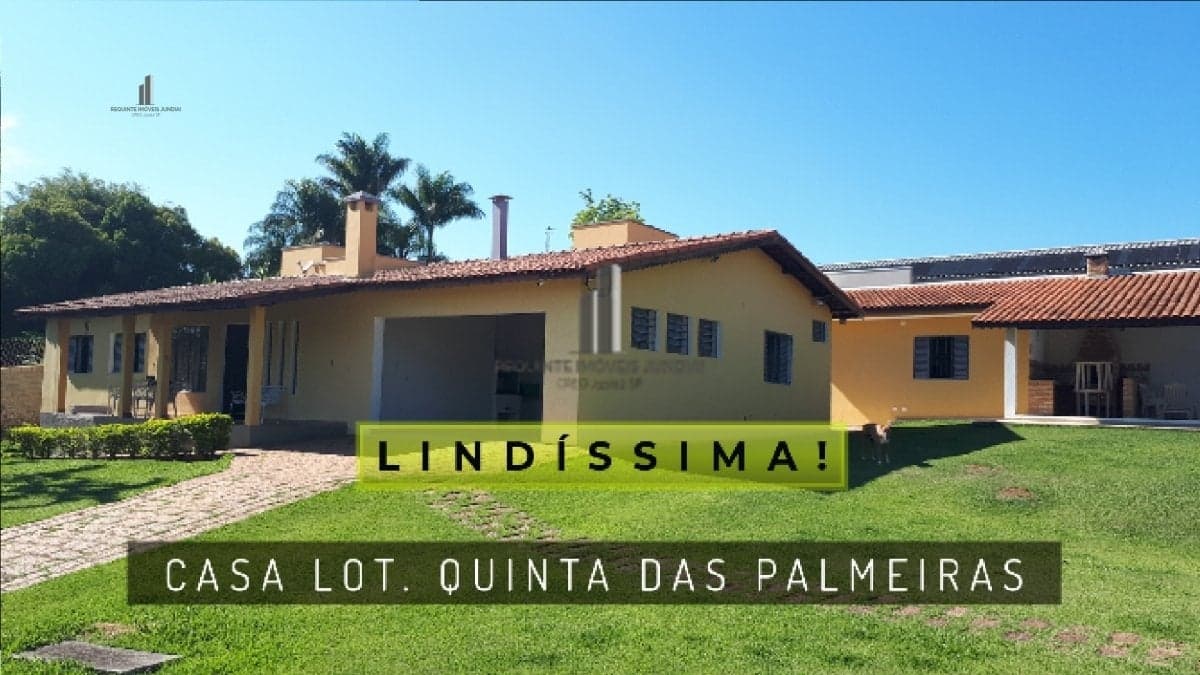 CASA PARA LOCAÇÃO NO LOT. QUINTA DAS PALMEIRAS CAXAMBU JUNDIAI
