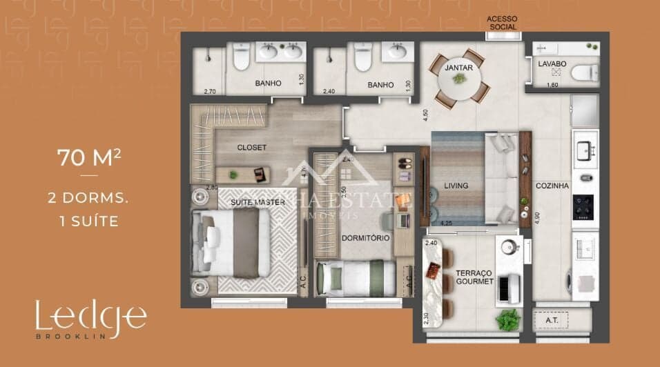 Apartamento no Brooklyn