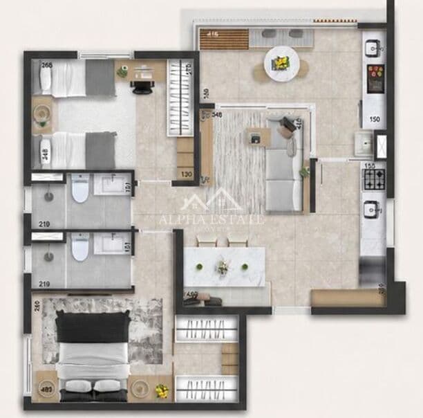 Apartamento em Alphaville