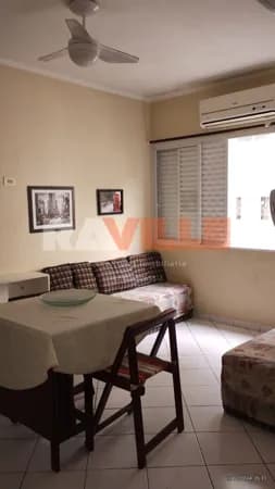 Sala living locação Embaré - Santos - SP