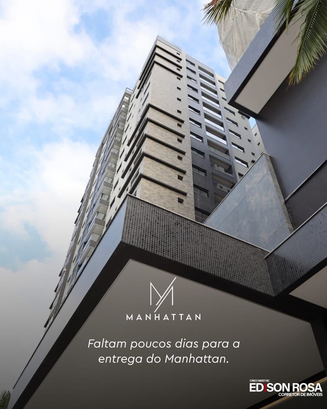 Apartamento à venda no Manhattan Residence em São José – 3 quartos, 1 suíte, 100,55m², 2 vagas de garagem e hobby box – Bairro Floresta
