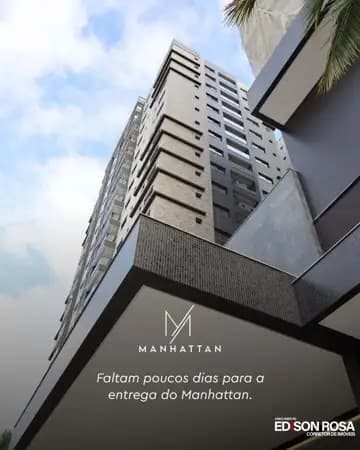 Apartamento Edifício Manhattan Residence à venda em São José/SC, Floresta - 3 SUÍTES com 127,25 m² , 2 vagas livres mais hobby box de 3,00m².