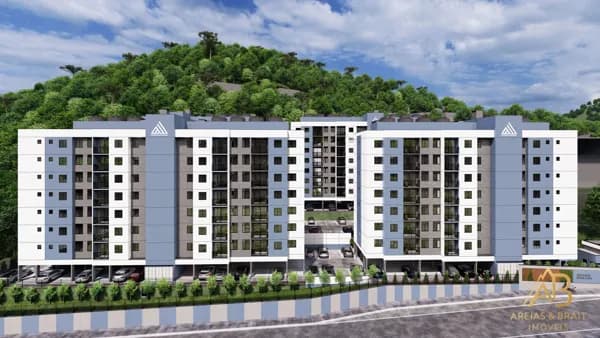 Apartamentos à Venda no Bosque Serrano Residencial - entre 56,55 m² e 62,65 m² à partir de R$ 362.500,00 - Mosela, Petrópolis/RJ