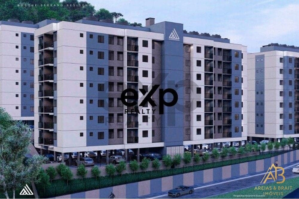 Apartamentos à Venda no Bosque Serrano Residencial - entre 56,55 m² e 62,65 m² à partir de R$ 357.000,00 - Mosela, Petrópolis/RJ