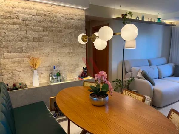 Parque Amazônia Apartamento 2 quartos/1 suíte mobiliado com lazer disponível para venda no Duo Sky Garden