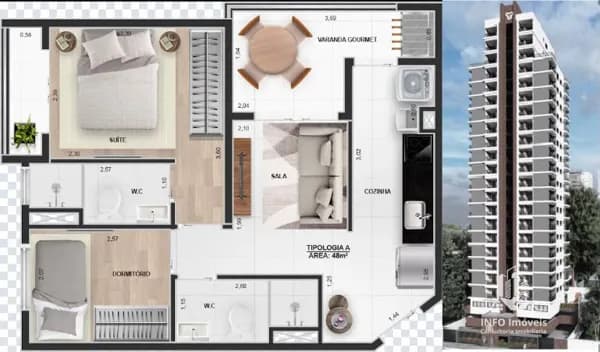 Apartamento em São Paulo - Vila Carrão