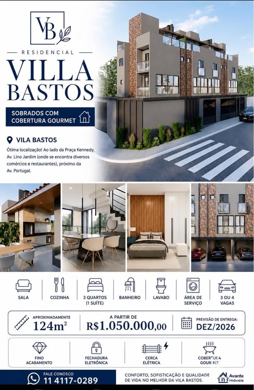 Sobrado em Santo André - Vila Bastos