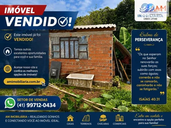 Terreno a venda no Bairro Ferraria, Campo Largo - Pr