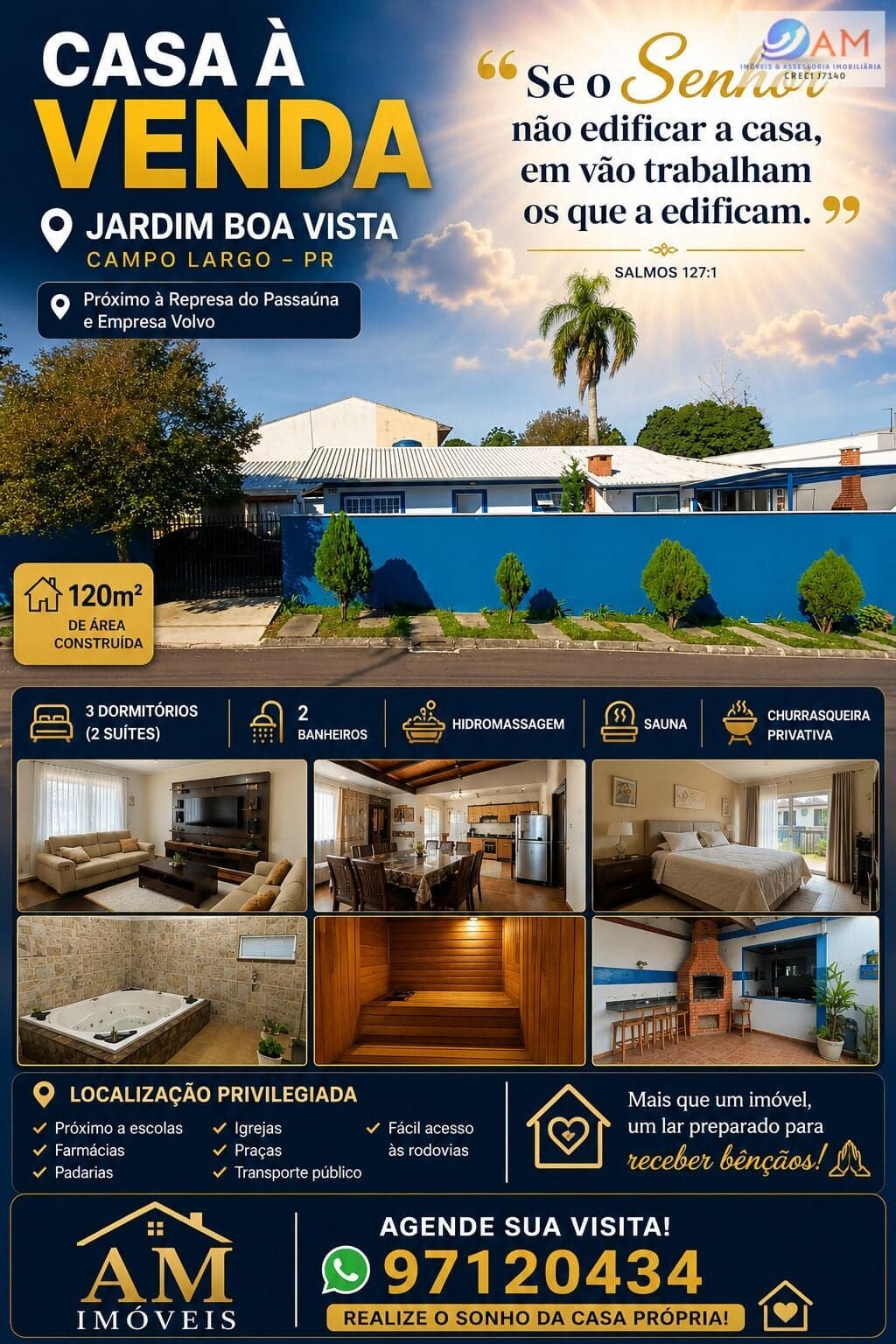 Casa em Jardim Boa Vista, Campo Largo/PR