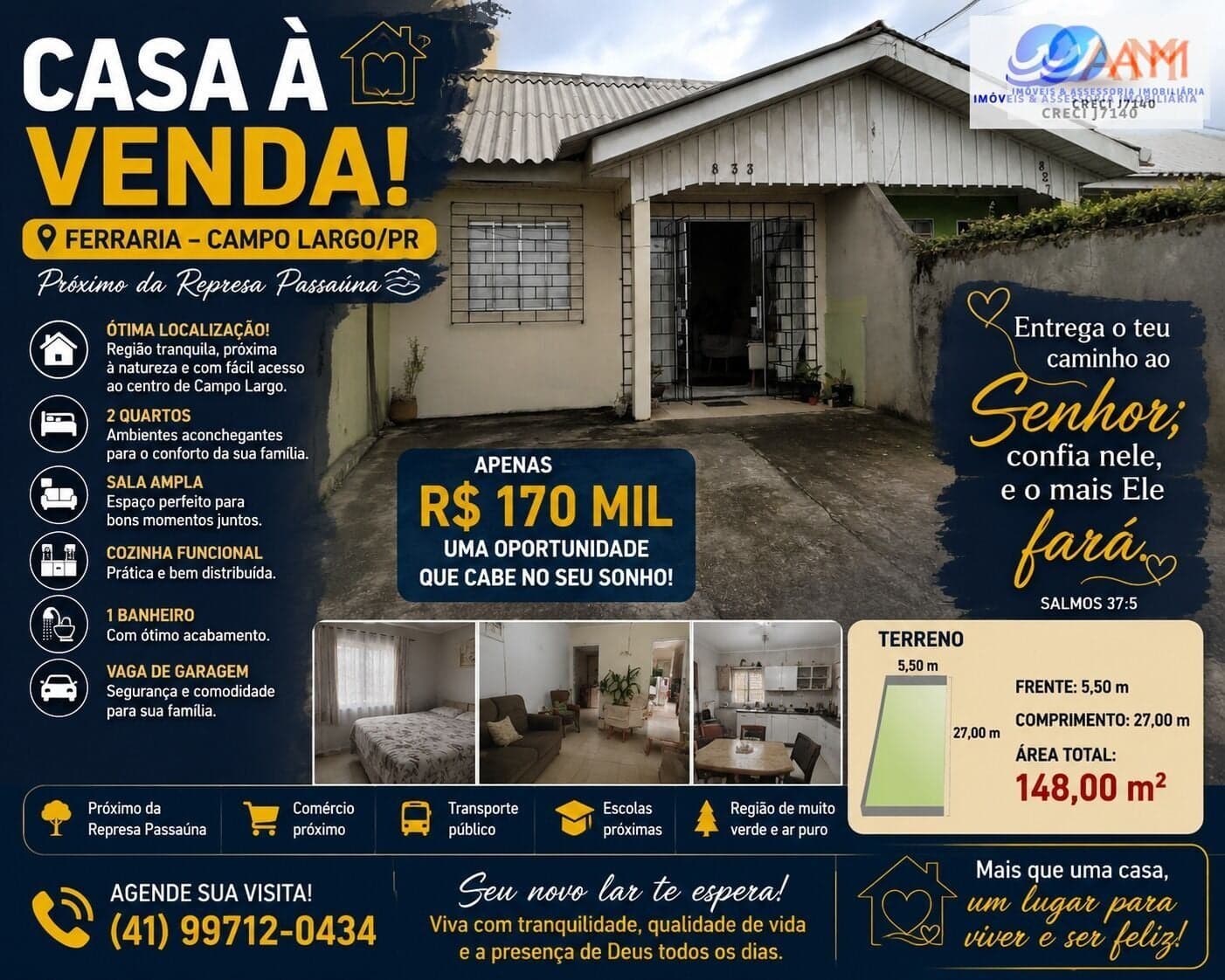 Casa em Campo Largo - Jardim Keli Cristina