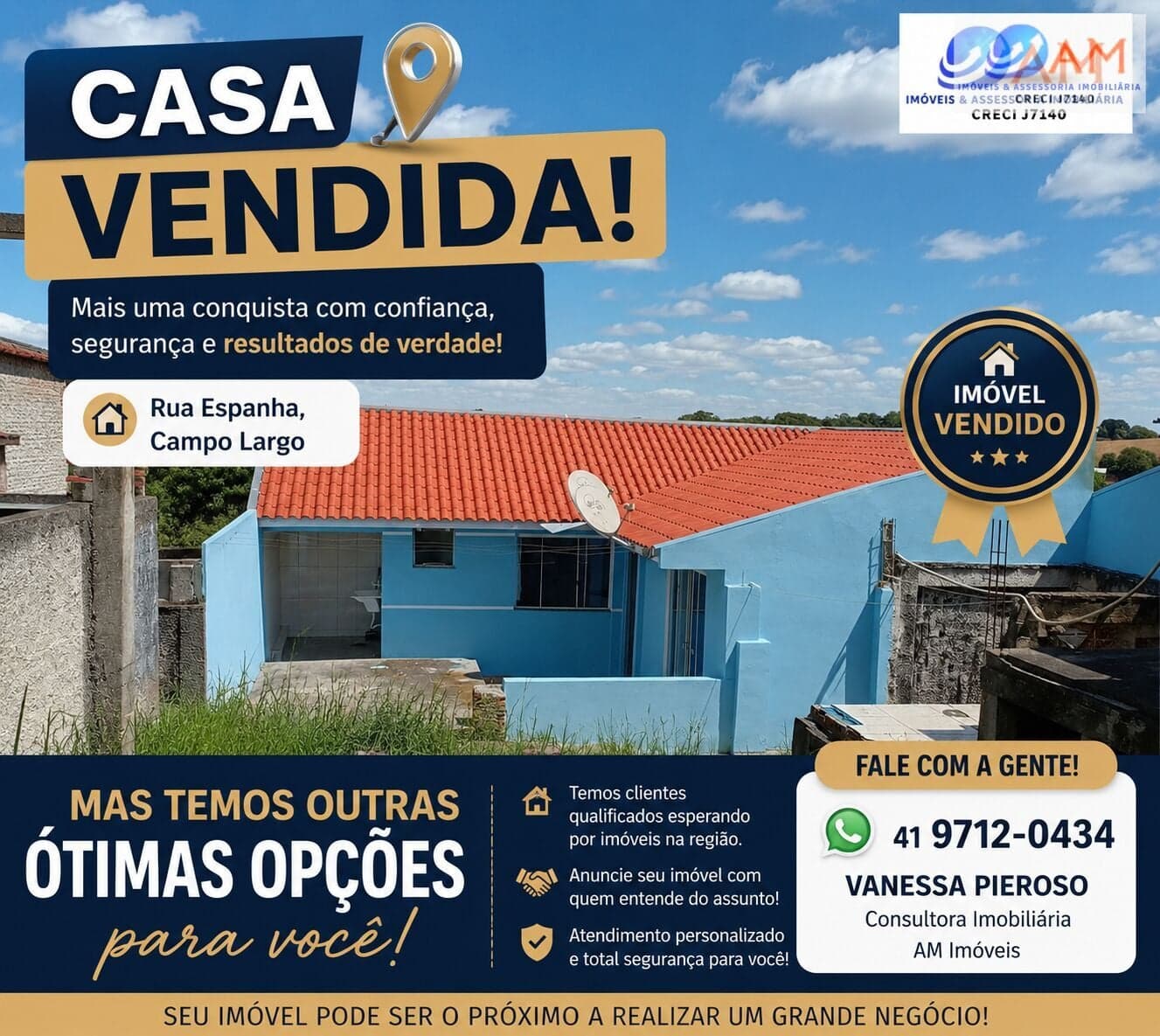 Casa Térrea em Conjunto Habitacional Monsenhor Francisco Gorski, Campo Largo/PR
