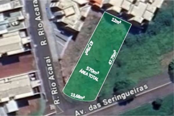 Terreno à venda no bairro Residencial Amazonas em Franca/SP