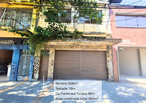 Área à venda no bairro Tatuapé em São Paulo/SP