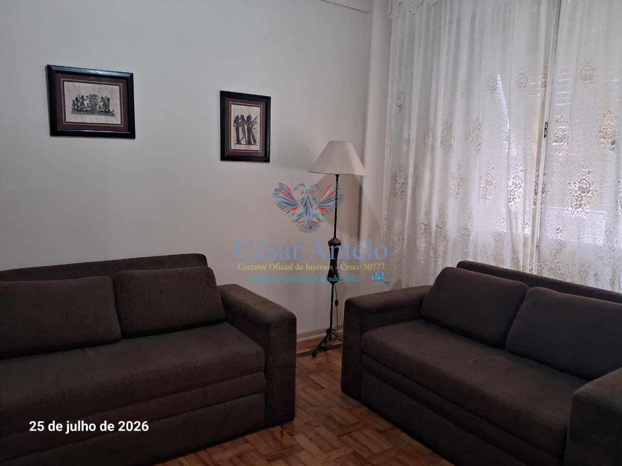 Apartamento em Aparecida, Santos/SP
